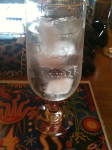 My clear lemonade. It tasted just like Sprite.